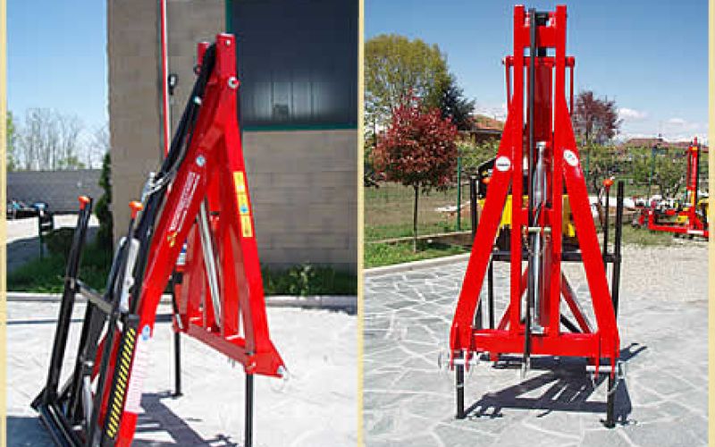 Sollevatore posteriore (per rotoballe) F100