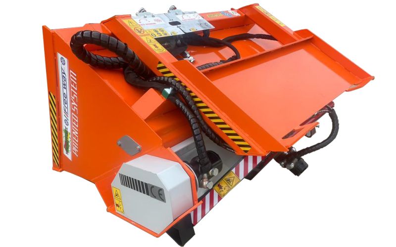 Saleuse pour mini Chargeuses, Tractor – pelle et Telescopic avec rouleaux de d'épandage