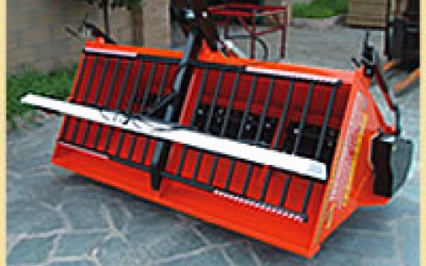 Grille de protection  avec TECNOPLUS en position de travail (fermée)