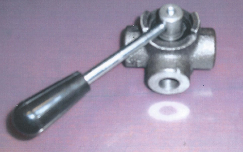 Deviatore manuale a 3 vie da 3/8 e 1/2 e 3/4 GHISA