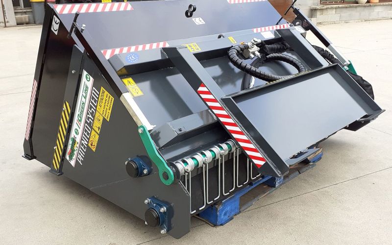 Epandeur de chaux pour stabilisateurs pour mini chargeuses, tractor - pelle et telescopic