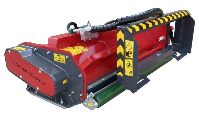 Hydraulic mulcher for SKID LOADER type SUPER FAST C-SKID (belt's trasmission)