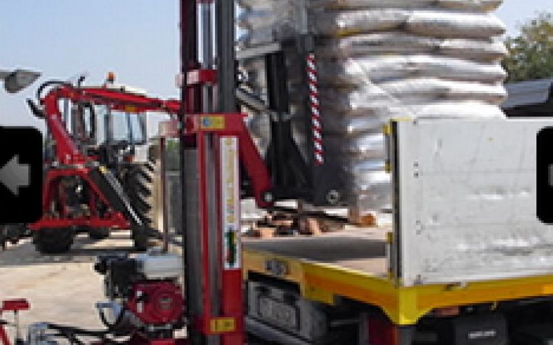 SM1500-15 ALL ROAD-Forklift for pellet and firewood pallets