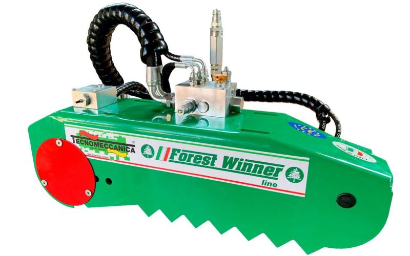 Kit cassette saw with piston hydraulic motor and automatic return system